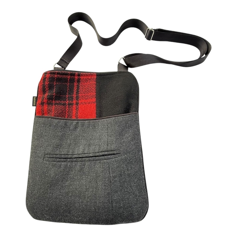 Baabaazuzu Upcycled Patchwork Wool Adjustable Cro… - image 2